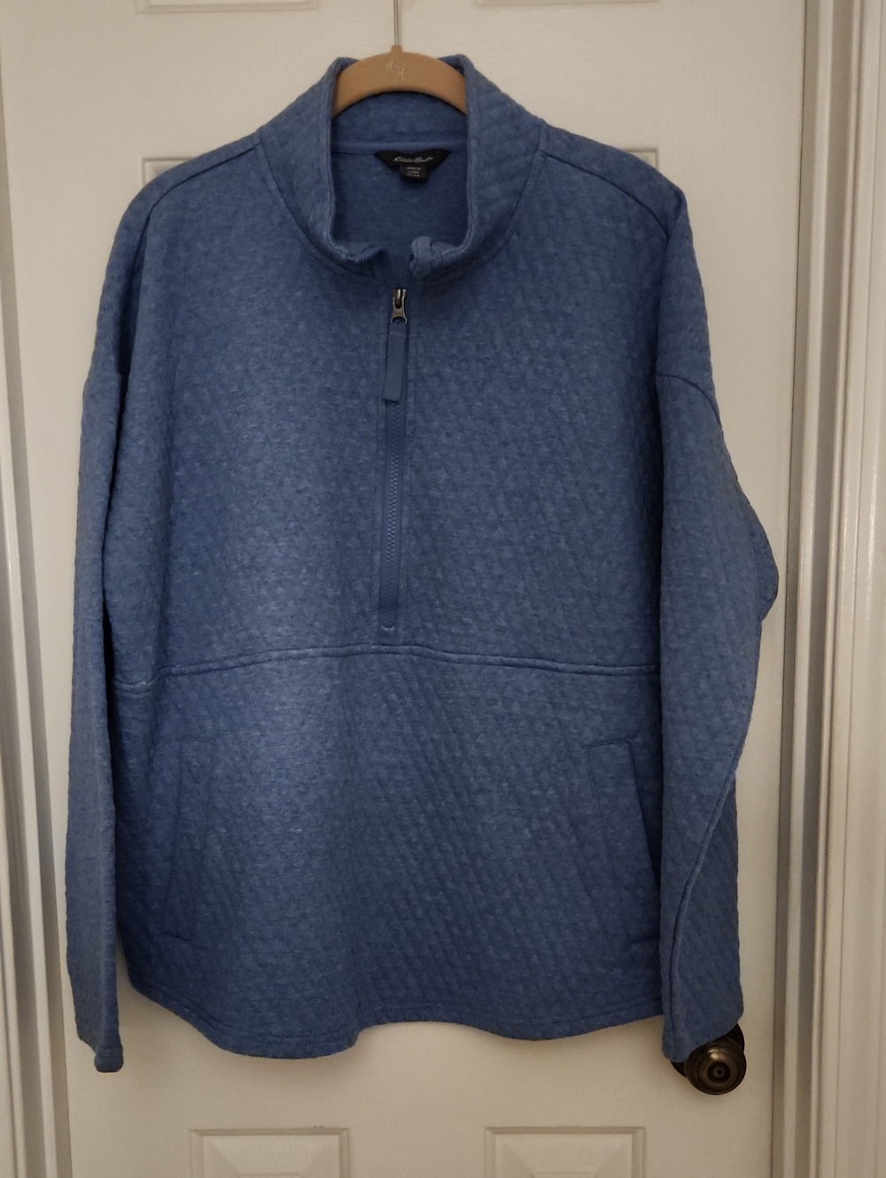 Eddie Bauer Quilted Pullover Sweatshirt - Size XL